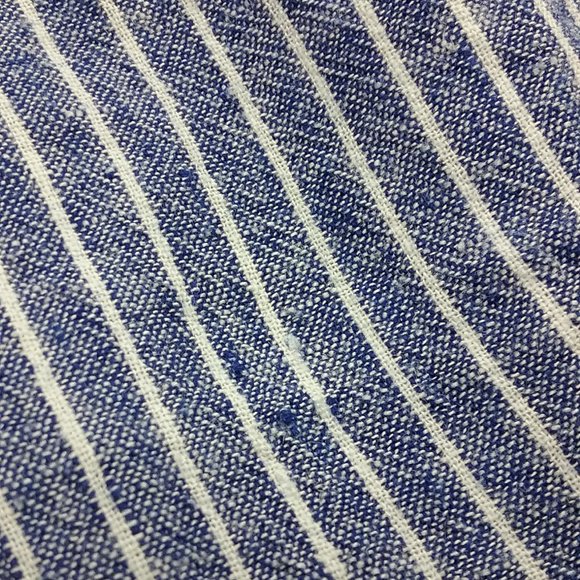 Francesca's Talia Striped Chambray Shift Dress - Picture 13 of 16